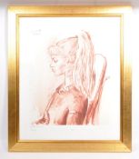 LIMITED EDITION PORTRAIT OF SILVETTE PRINT BY PABLO PICASSO