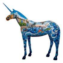 Unicornfest Bristol Art Trail - The Great Wave of Bristol Harbour - Conrico Steez