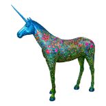 Unicornfest Bristol Art Trail - Blooming Gorgeous - Mary Price aka Artist in the Shed