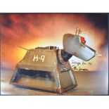 DOCTOR WHO – K9 – JOHN LEESON AUTOGRAPHED 16X12" PHOTOGRAPH