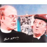 FRANK WILLIAMS - DADS ARMY - AUTOGRAPHED 8X10" COLOUR PHOTO