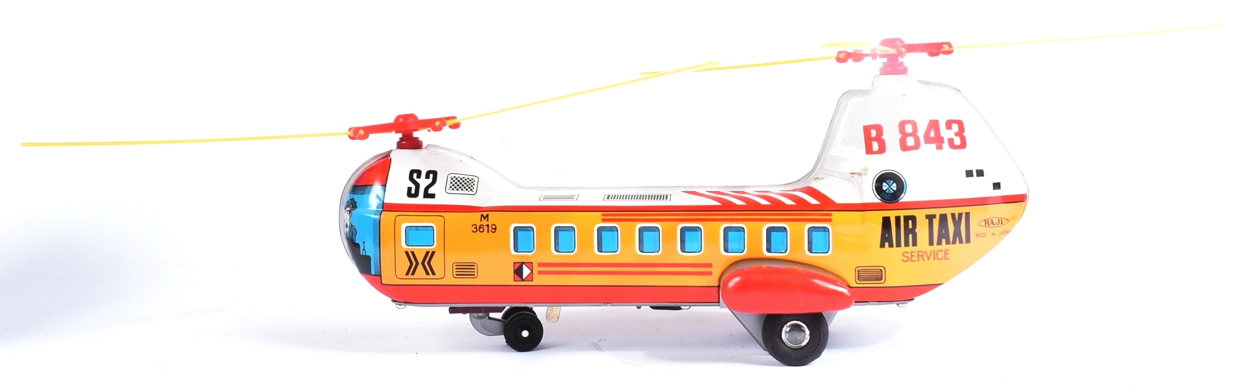 TINPLATE TOYS - JAPANESE BATTERY OPERATED AIR TAXI - Image 3 of 5