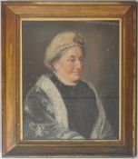 VICTORIAN FRAMED PASTEL PORTRAIT OF BETTY WYNELL - MAYOW