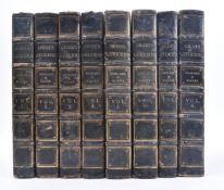 1784 - GROSE'S ANTIQUITIES OF ENGLAND & WALES IN EIGHT VOLUMES