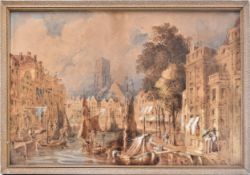 AFTER SAMUEL PROUT - EARLY 20TH CENTURY WATERCOLOUR