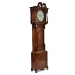 GEORGE III MAHOGANY CASED E. LOSEBY LEICESTER LONGCASE CLOCK