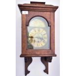 VICTORIAN OAK FUSEE JOHN CHARLES, PORTSMOUTH WALL CLOCK