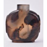 EARLY 19TH CENTURY CHINESE AGATE SNUFF BOTTLE