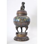 19TH CENTURY CHINESE QING DYNASTY BRONZE CENSER