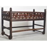 19TH CENTURY CHINESE HARDWOOD JARDINIERE PLANT STAND TABLE