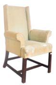 18TH CENTURY AMERICAN FEDERAL WINGBACK ARMCHAIR