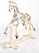 EARLY 20TH CENTURY WOODEN CHILD'S ROCKING HORSE