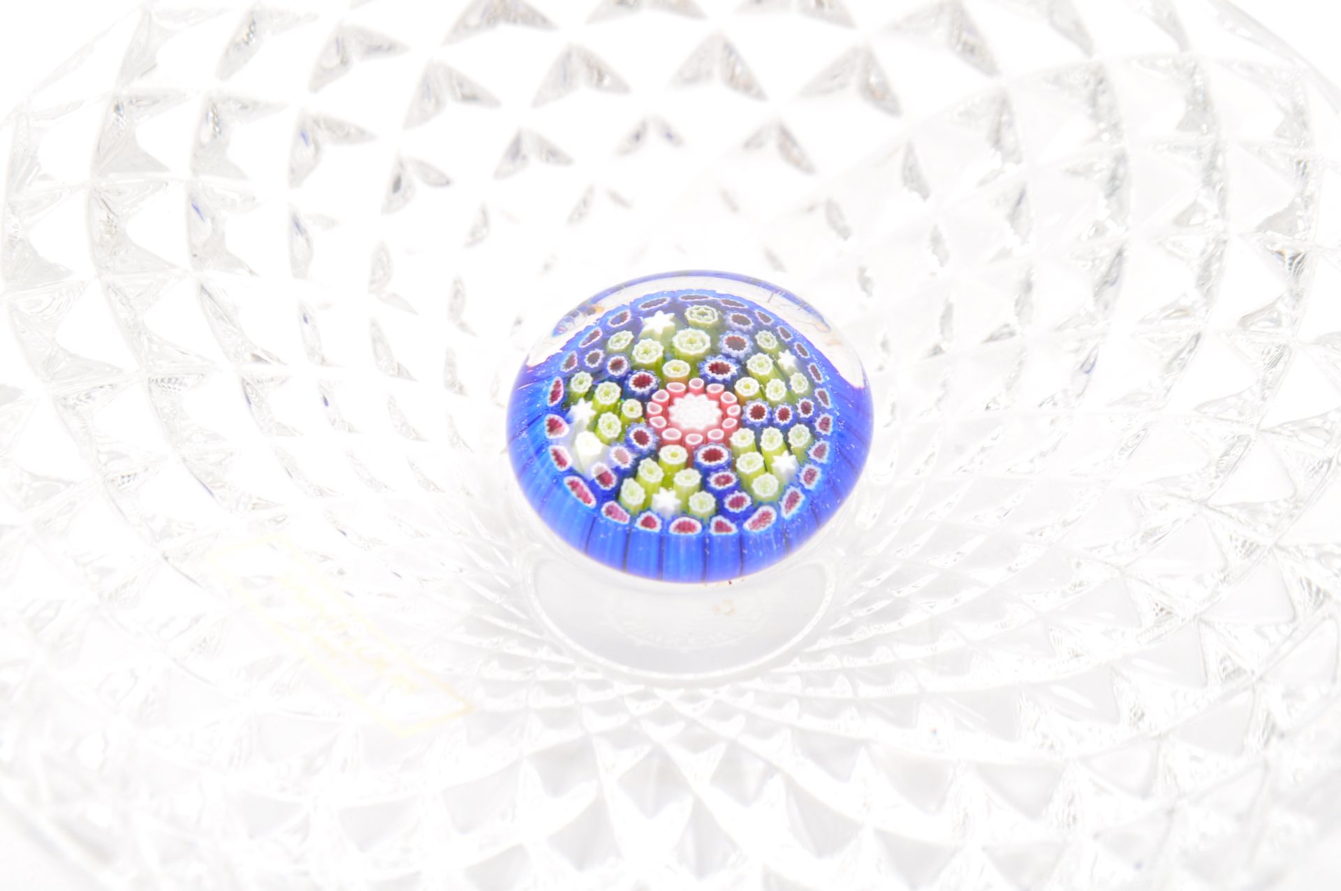 ST LOUIS FRENCH CRYSTAL & MILLEFIORI GLASS PAPERWEIGHT - Image 2 of 5