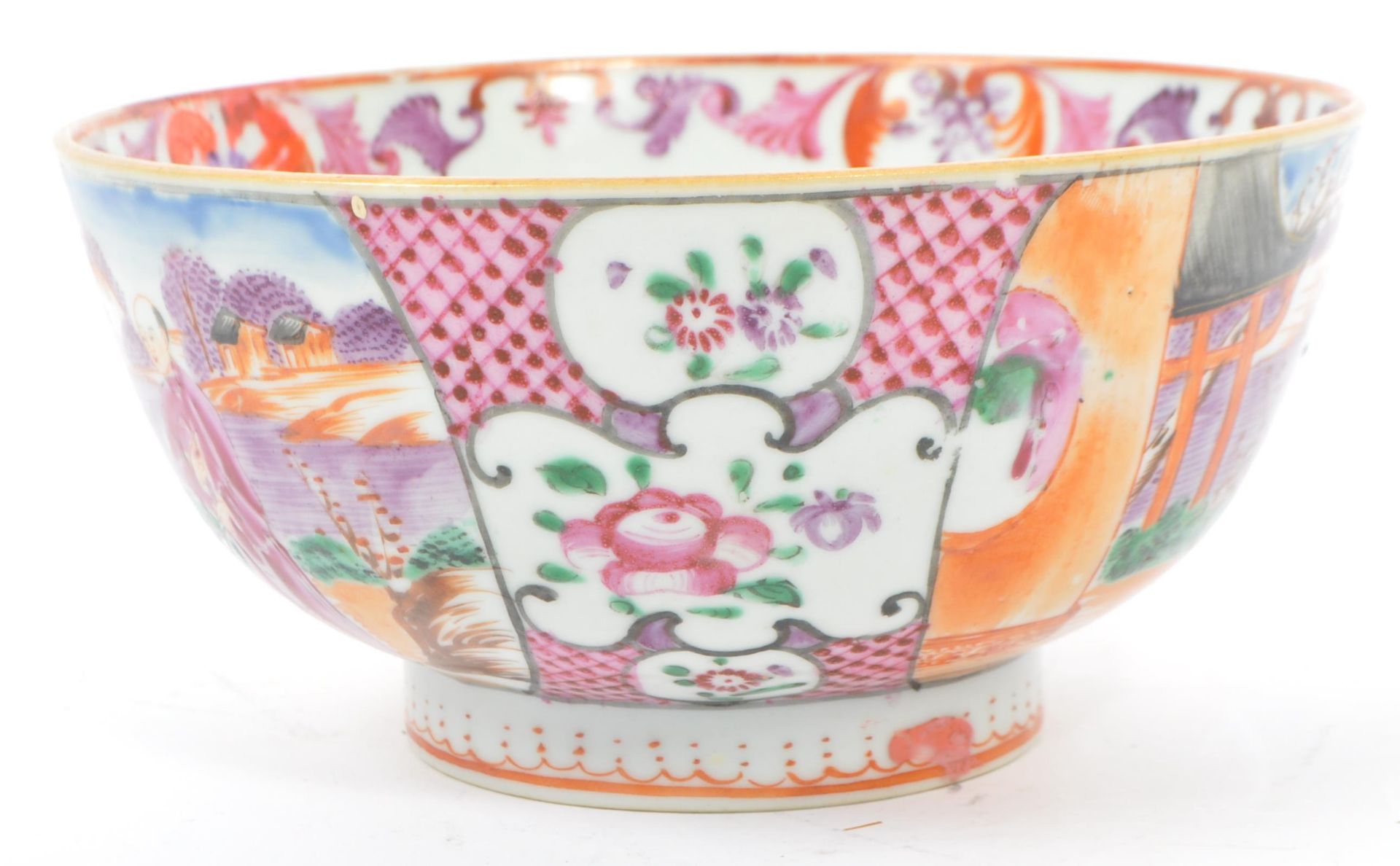 18TH CENTURY CHINESE HAND PAINTED PORCELAIN BOWL - Image 4 of 7