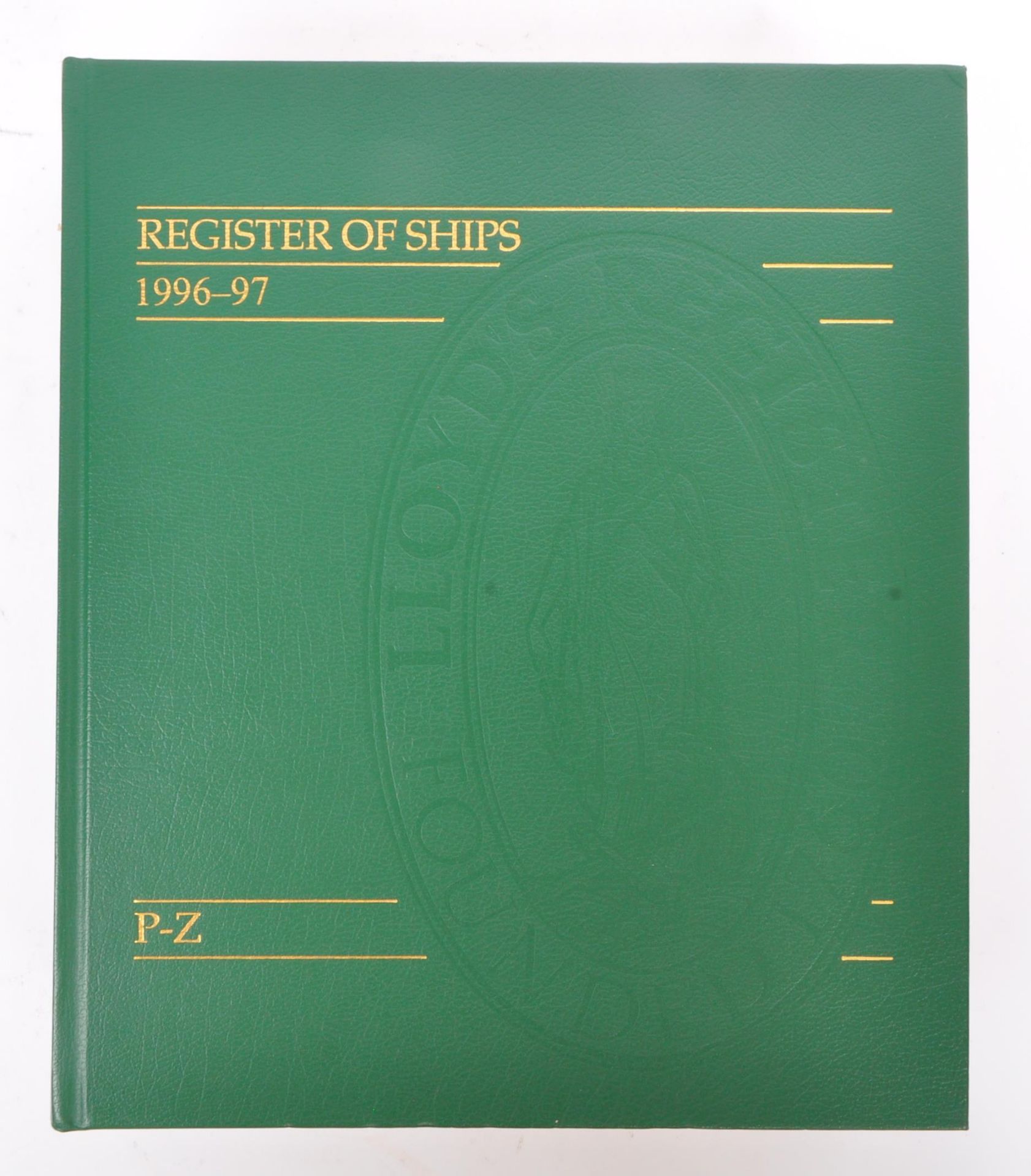 LLOYDS REGISTER - SHIPOWNERS REGISTRATION BOOKS - 97/98 - Image 6 of 6