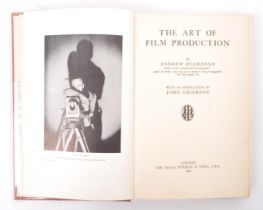 THE ART OF FILM PRODUCTION BOOK - ANDREW BUCHANAN SIGNED