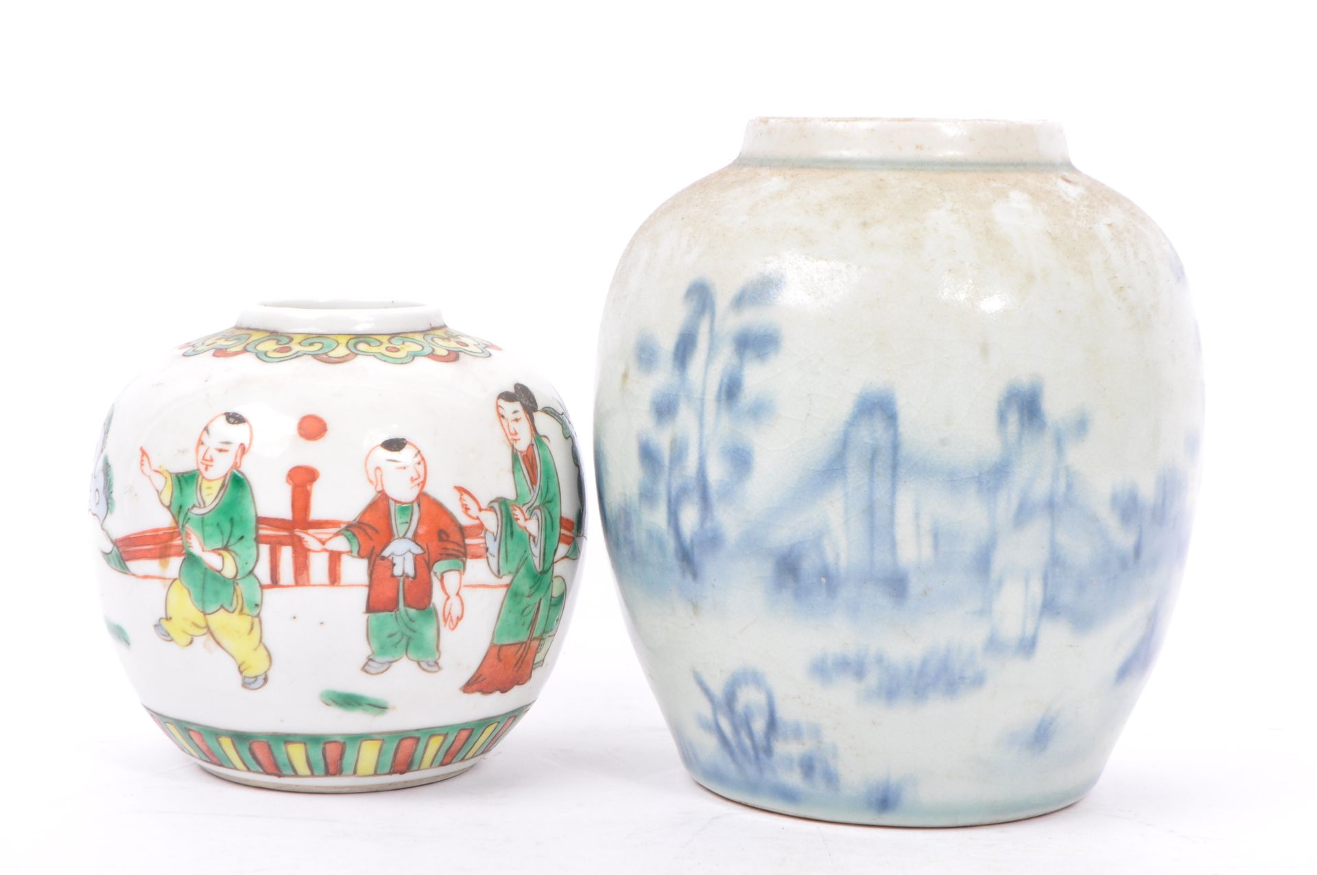 COLLECTION OF 19TH CENTURY CHINESE PORCELAIN GINGER JARS - Image 5 of 8
