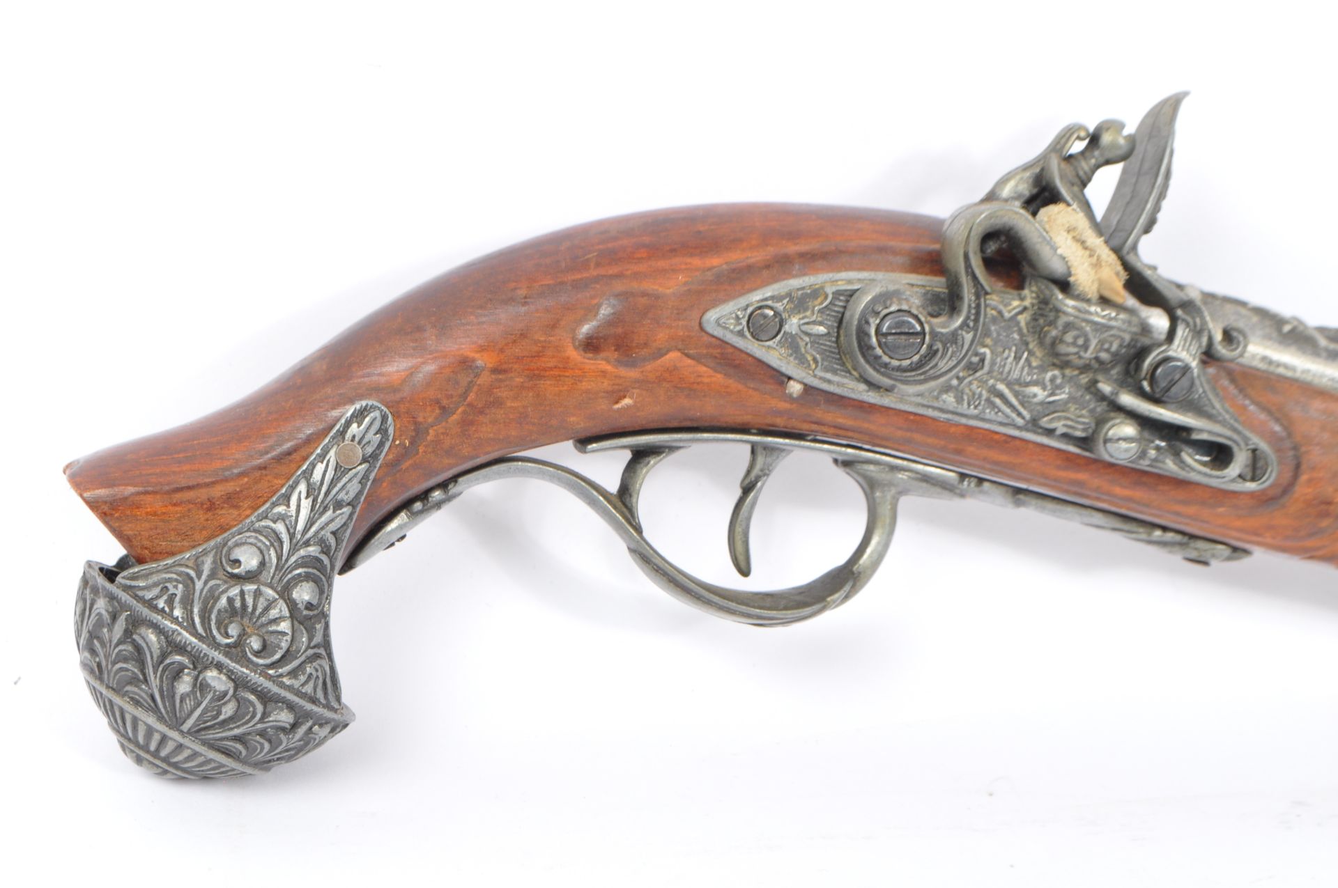 COLLECTION OF SIX REPRODUCTION FLINTLOCK 18TH CENTURY PISTOLS - Image 5 of 9