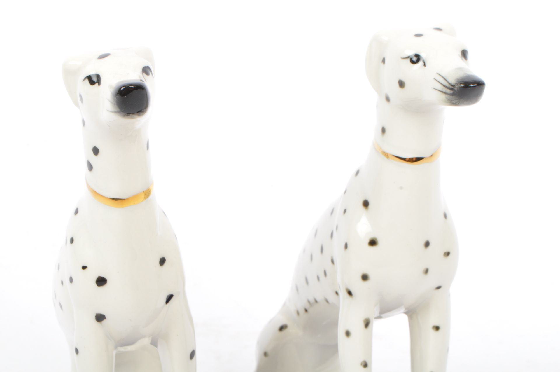 PAIR OF STAFFORDSHIRE PORCELAIN DALMATION FITZ & FLOYD FIGURES - Bild 6 aus 7