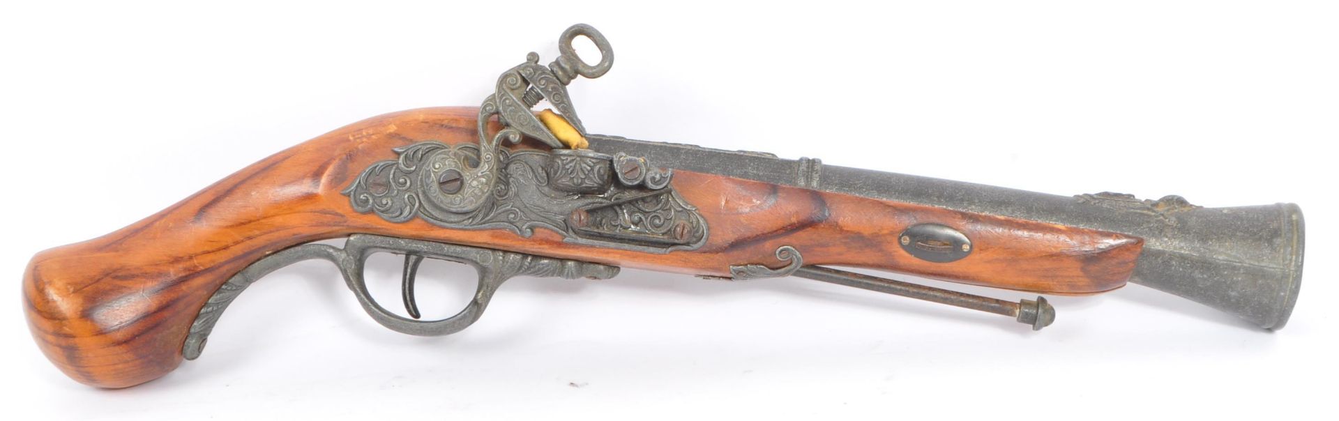 COLLECTION OF SIX REPRODUCTION FLINTLOCK 18TH CENTURY PISTOLS - Image 7 of 9