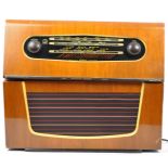 VINTAGE MCMICHAEL VALVE RADIO WITH MONARCH RECORD PLAYER