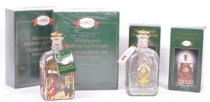 FOUR HOLMEGAARDS DANISH CHRISTMAS BOTTLES - BOXED