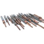 LARGE COLLECTION OF HANDMADE ORGAN PIPE WHISTLES