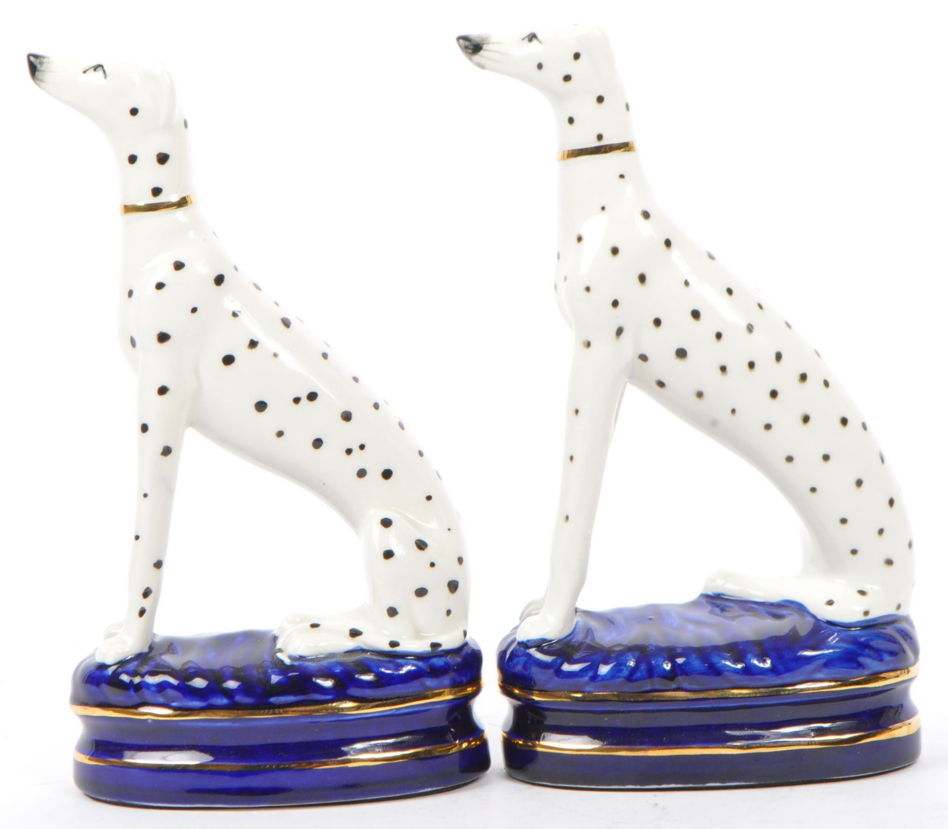 PAIR OF STAFFORDSHIRE PORCELAIN DALMATION FITZ & FLOYD FIGURES - Bild 3 aus 7