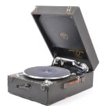 20TH CENTURY PORTABLE GRAMOPHONE BYJP SIMCOX FOR COLUMBIA