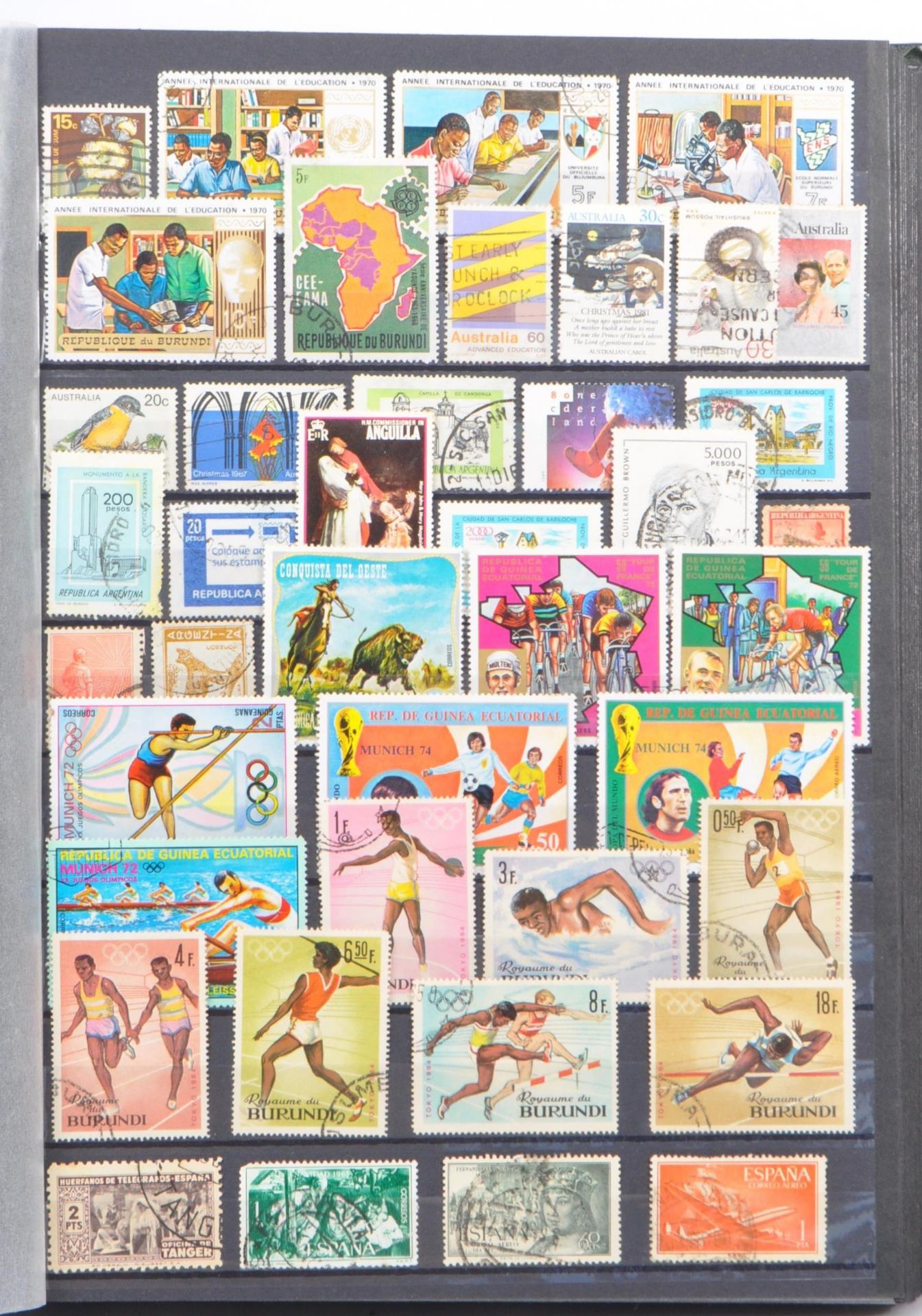 COLLECTION OF FOREIGN FRANKED UNCIRCULATED POSTAGE STAMPS - Image 4 of 10