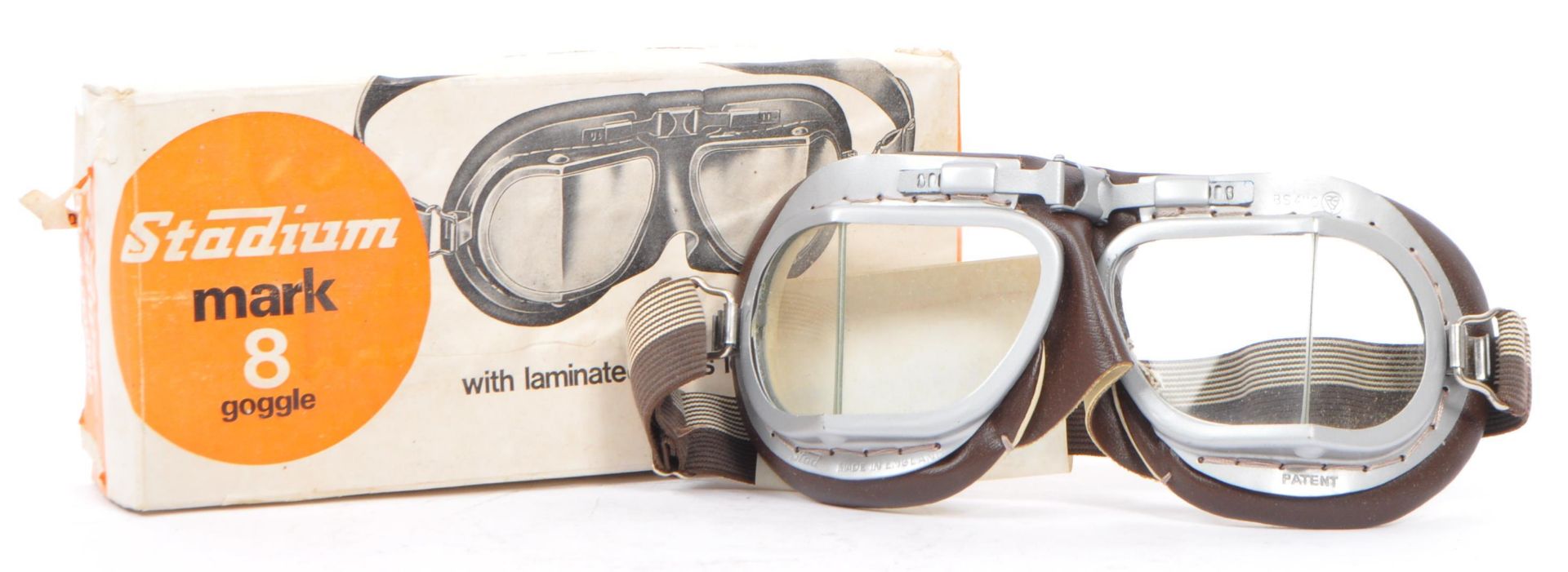 PAIR OF STADIUM MARK EIGHT VINTAGE JET GOGGLES