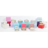 FIFTEEN 'THE ROYAL COLLECTION' PORCELAIN TRINKET PILLBOXES