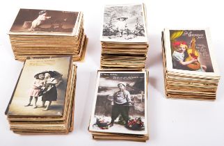 COLLECTION OF 1910 - PRE WII POSTCARDS OF CHILDREN