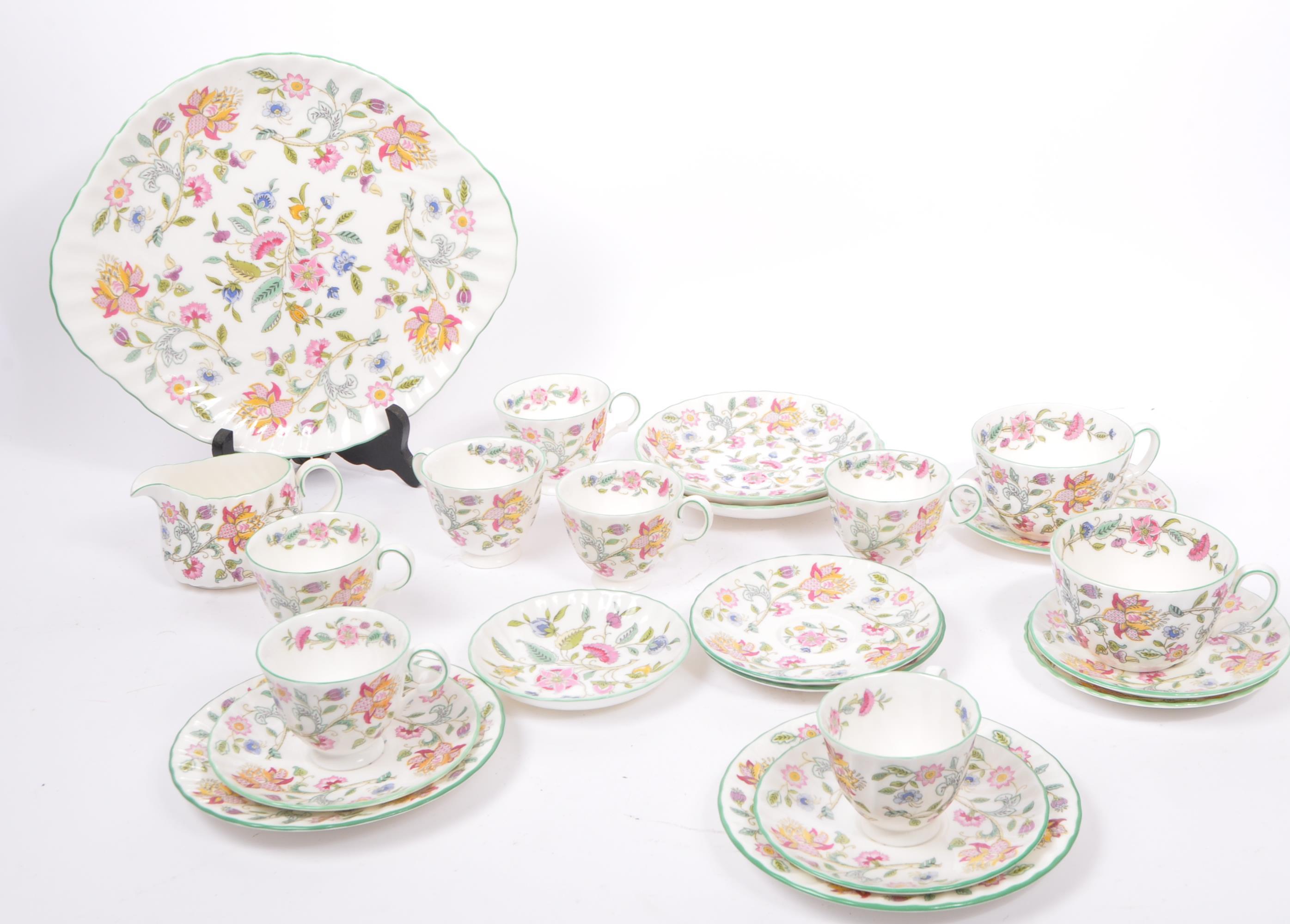 VINTAGE MINTON HADDON HALL BONE CHINA TEA SERVICE