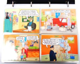 COLLECTION OF COMIC HUMOUROUS POSTCARDS