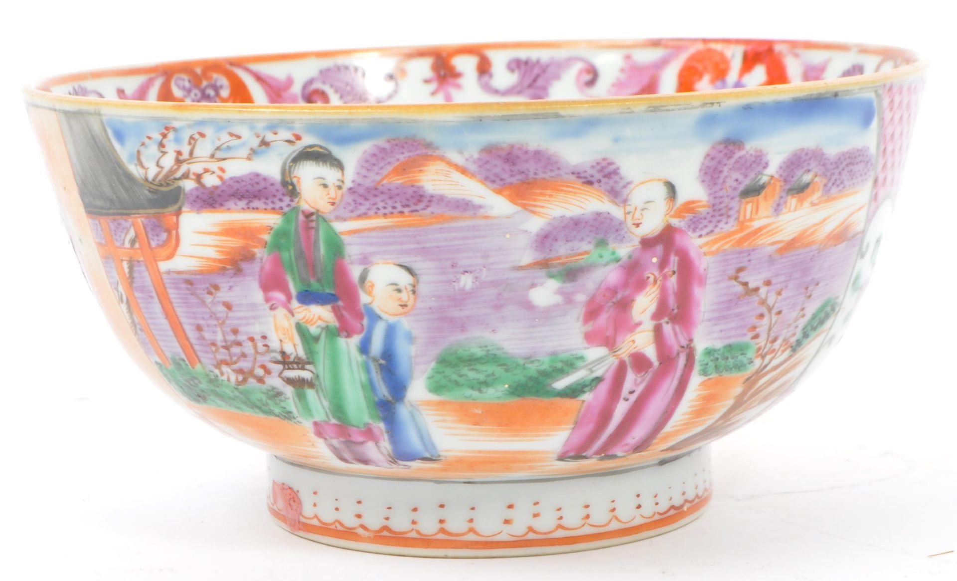 18TH CENTURY CHINESE HAND PAINTED PORCELAIN BOWL - Image 3 of 7