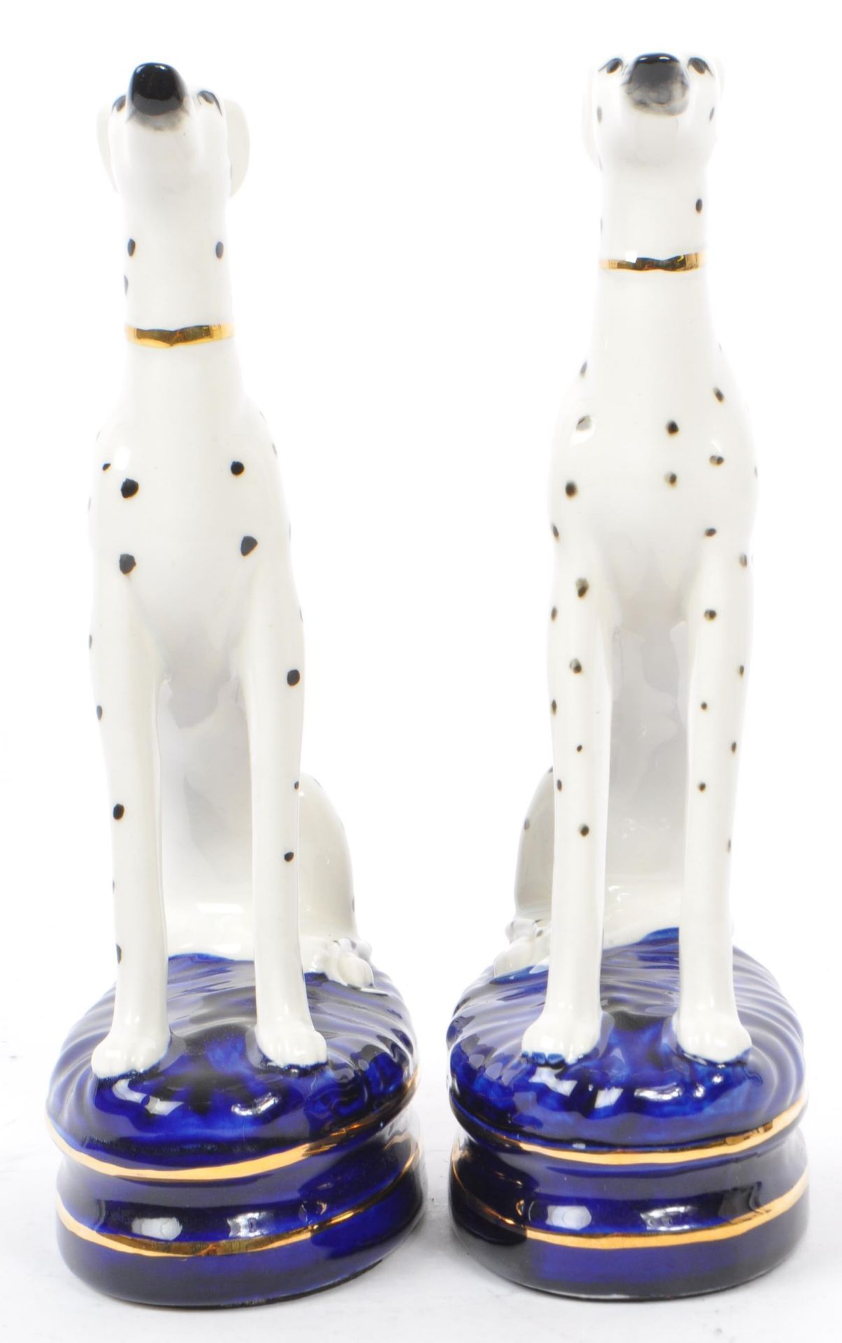 PAIR OF STAFFORDSHIRE PORCELAIN DALMATION FITZ & FLOYD FIGURES - Bild 2 aus 7