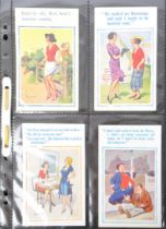 COLLECTION OF DONALD MCGILL COMIC POSTCARDS