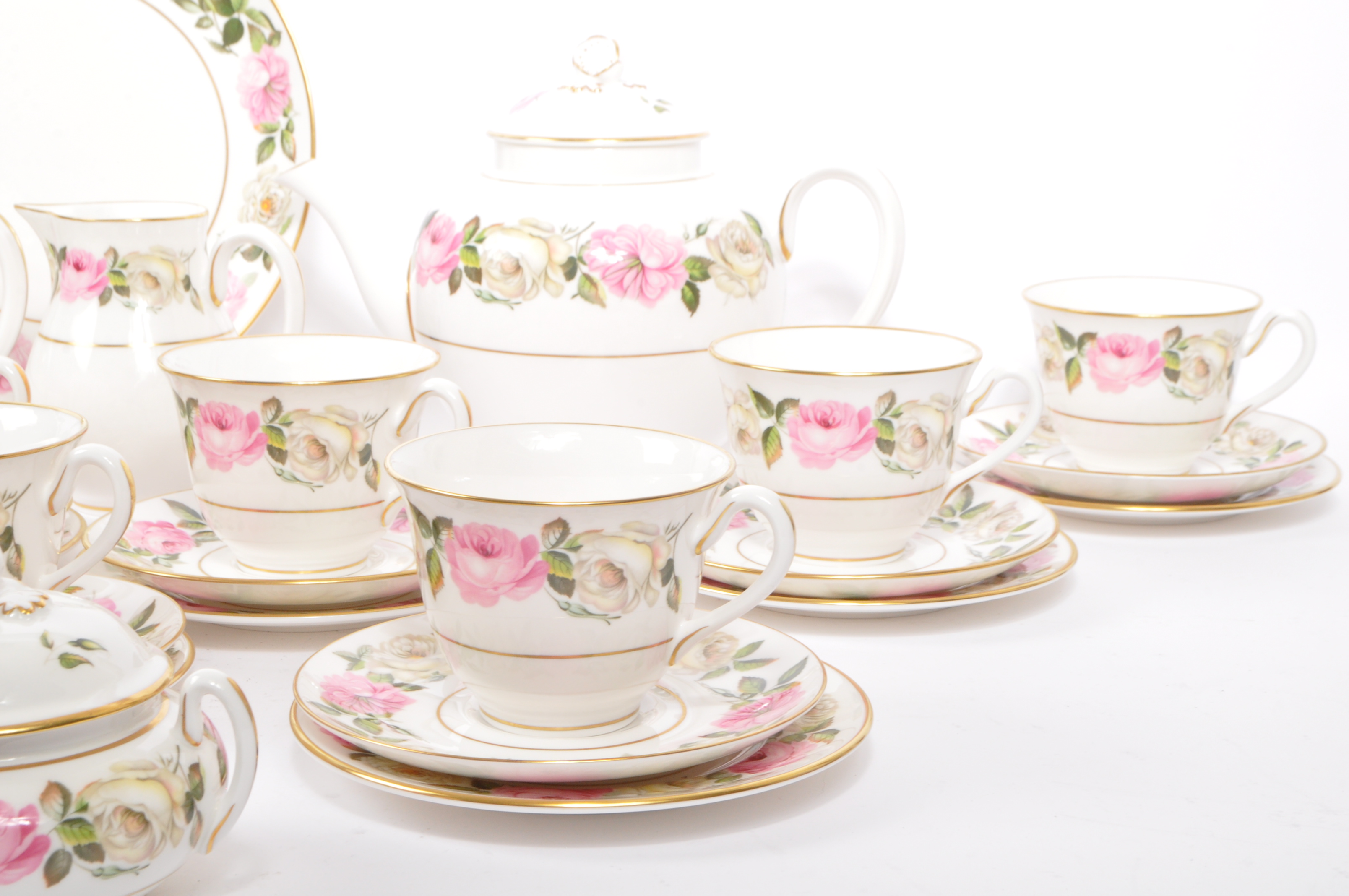 ROYAL WORCESTER FINE BONE CHINA ELGAR TEA SERVICE - Image 2 of 7