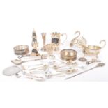 COLLECTION OF 19TH CENTURY & LATER SILVER PLATED ITEMS