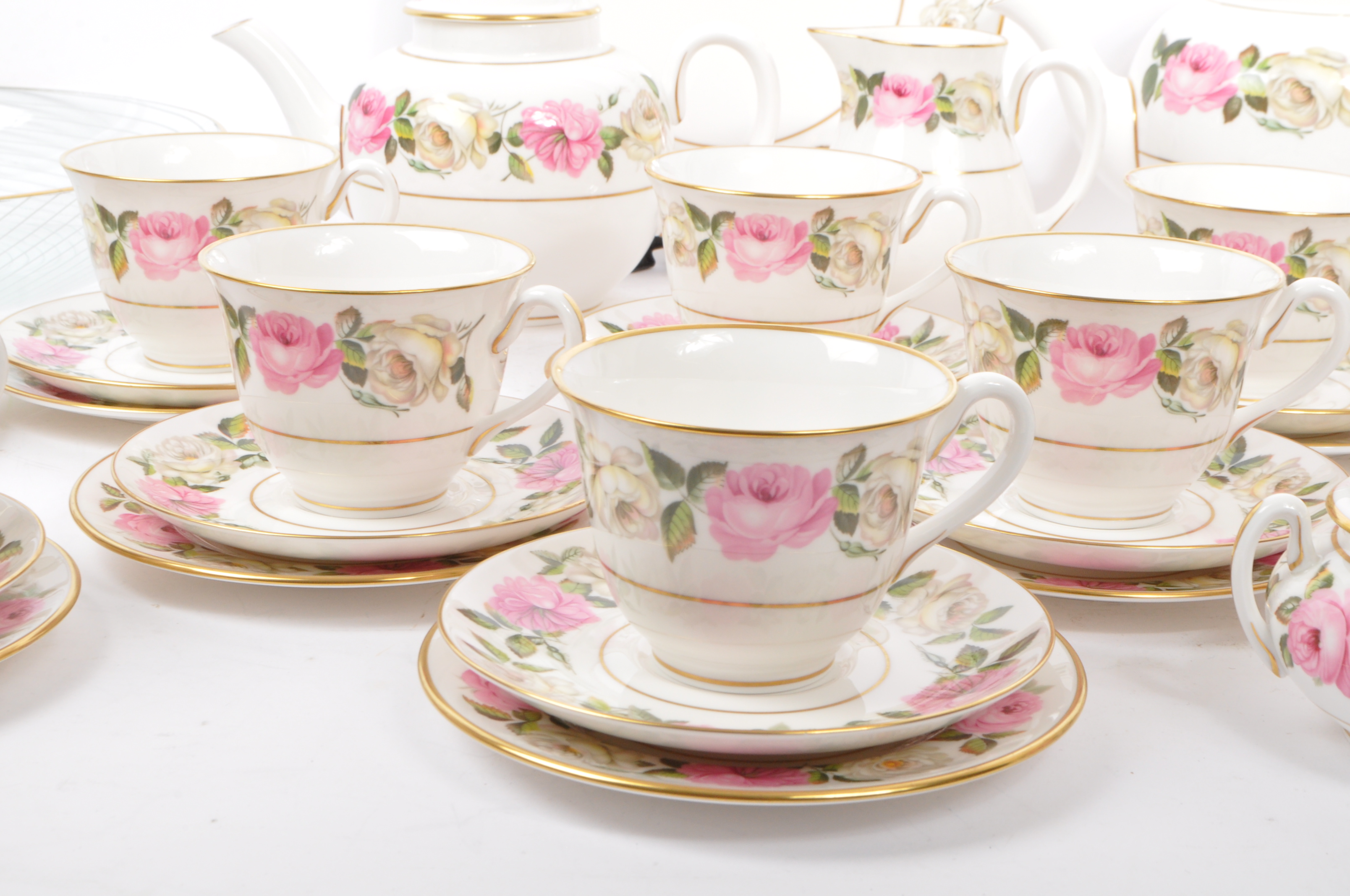 ROYAL WORCESTER FINE BONE CHINA ELGAR TEA SERVICE - Image 3 of 7