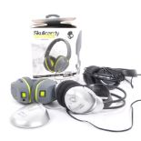 THREE PAIRS OF CONTEMPORARY HI FI STEREO HEADPHONES