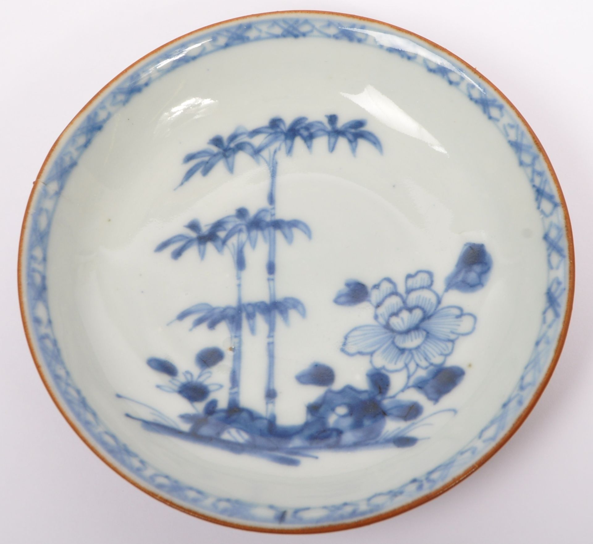 CH'ING DYNASTY NANKING CARGO CHINESE PORCELAIN BOWL & DISH - Image 2 of 6