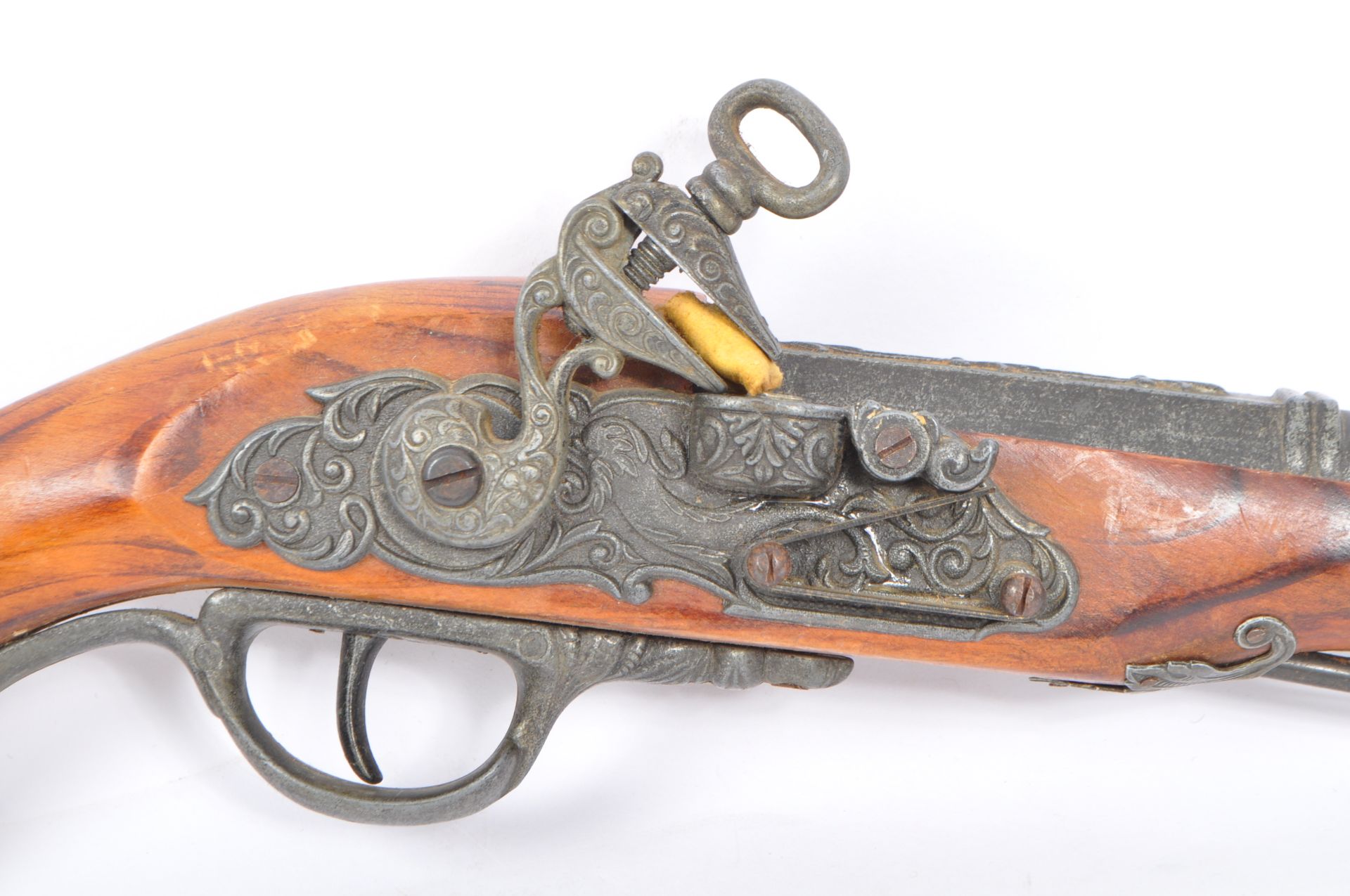 COLLECTION OF SIX REPRODUCTION FLINTLOCK 18TH CENTURY PISTOLS - Image 8 of 9