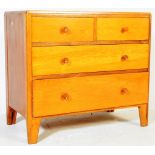 VINTAGE MID 20TH CENTURY MOD OAK CHEST OF DRAWERS