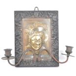 19TH CENTURY FRENCH WALL SCONCE PLAQUE