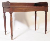 VICTORIAN 19TH CENTURY MAHOGANY WASHSTAND TABLE DESK