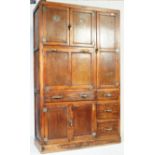 VINTAGE 20TH OAK KITCHEN LARDER PANTRY CABINET