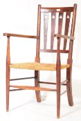 EARLY 20TH CENTURY ARTS & CRAFTS ASH DINING HALL CHAIR