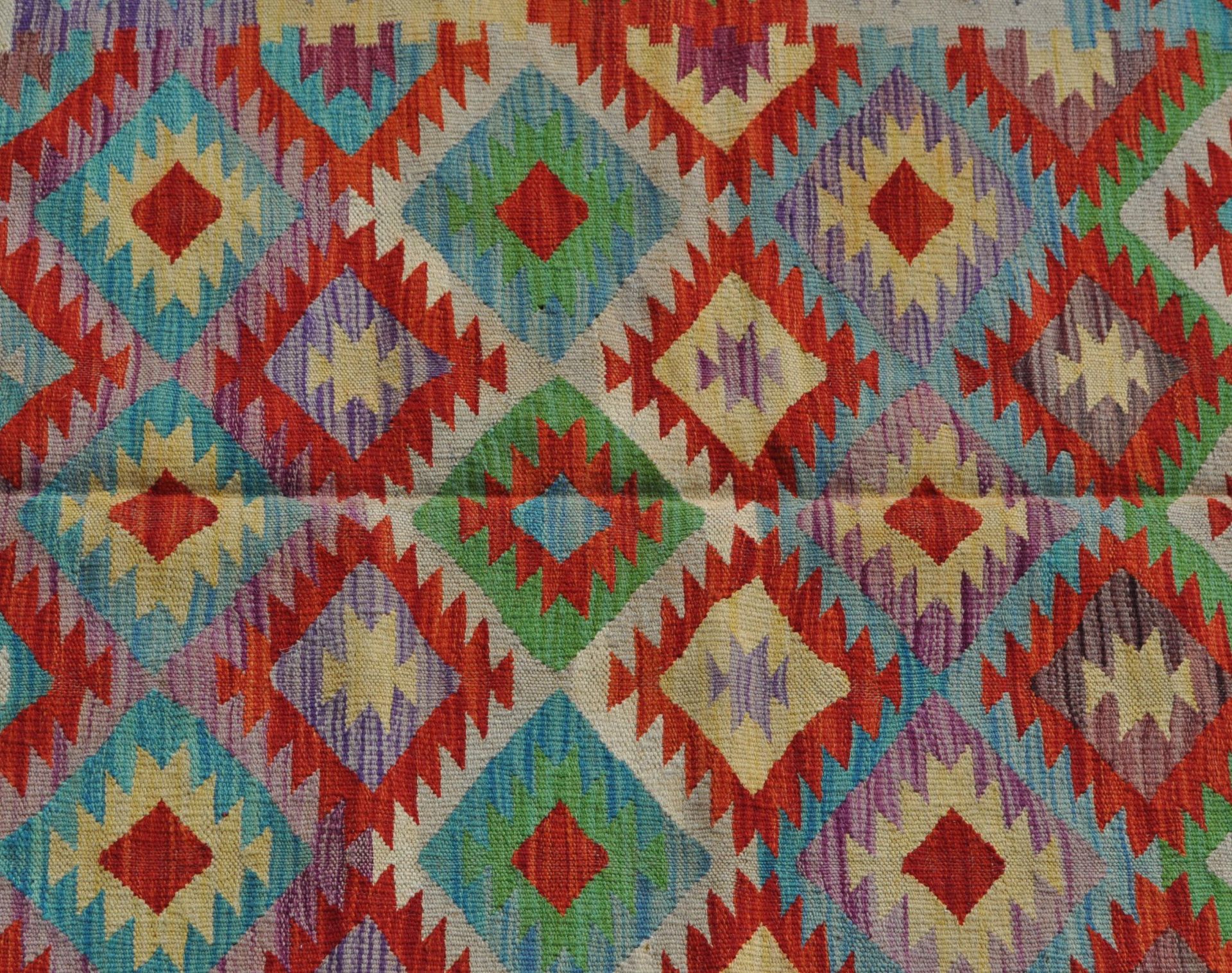 20TH CENTURY TURKISH ANATOLIAN KILIM RUG - Image 2 of 4